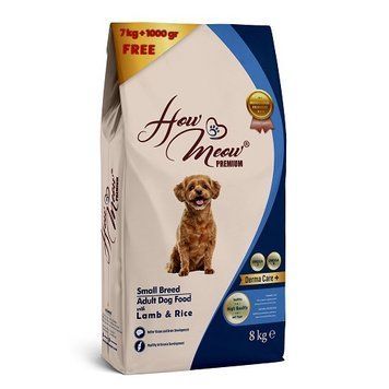 How Meow Dog Adult Mini Lamb сухий корм для собак малих порід з ягнятком, 7 кг 1 051 грн фото