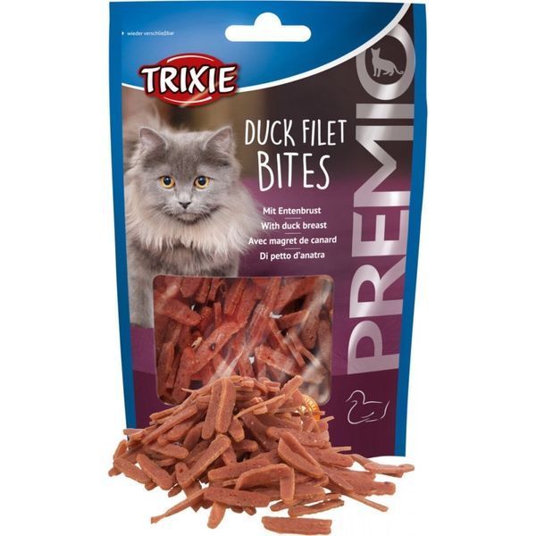 Trixie Premio Duck Filet Bites лакомство для кошек с уткой 50 гр