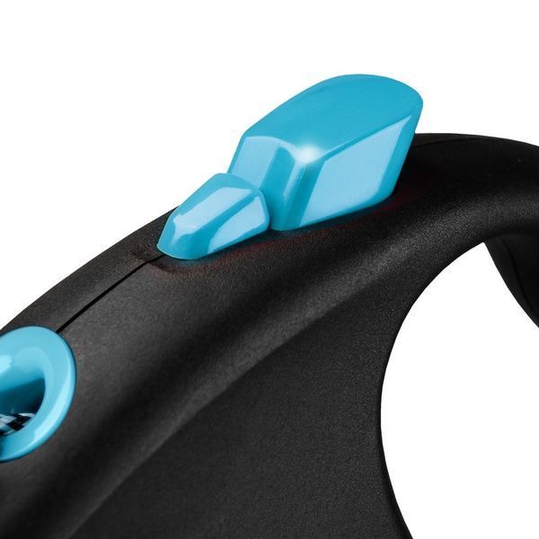 Flexi Black Design XS рулетка для собак, трос 3 м, синий 440 грн фото