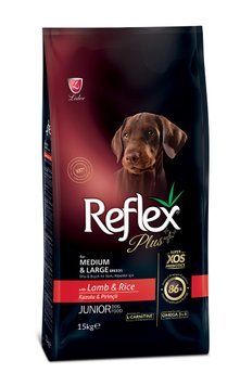 Reflex Plus Junior Medium & Large Breeds Lamb & Rice сухой корм с ягненком для щенят средних и крупных пород, 15 кг 2 795 грн фото