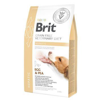 Brit VD Hepatic Dog сухий корм для собак із захворюваннями печінки, 2 кг 1 019 грн фото