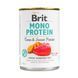 Brit Mono Protein Dog Tuna та Sweet Potato вологий корм з тунцем для собак, 400 гр 8595602555383 фото 1