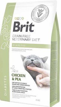 Brit VD Diabetes Cat сухий корм для котів із цукровим діабетом, 2 кг 1 189 грн фото