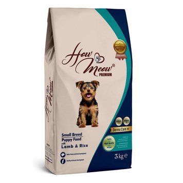 How Meow Puppy Mini Lamb сухий корм з ягнятком для цуценят малих порід, 3 кг 554 грн фото