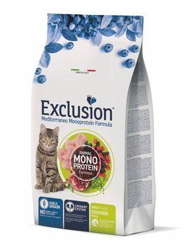 Exclusion Cat Adult Chicken сухой корм с курицей для котов 1.5 кг 945 грн фото