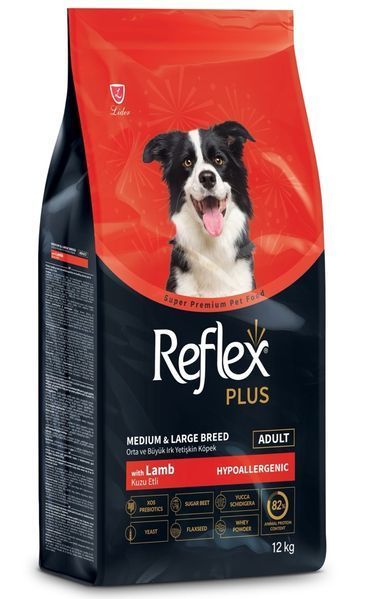 Reflex Plus Adult Medium & Large Breeds Lamb & Rice сухий корм з ягнятком для собак середніх і великих порід, 12 кг 3 245 грн фото