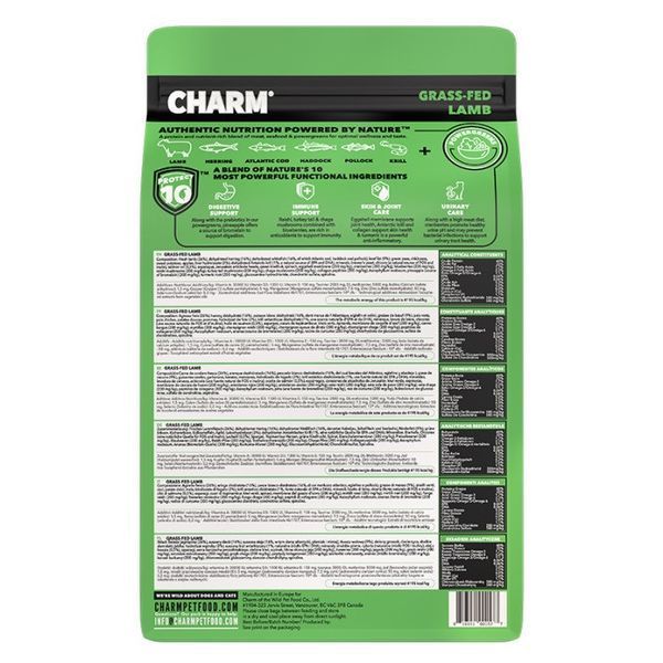 Charm Grass-Fed Lamb сухой корм для котов с ягненком, 5.4 кг