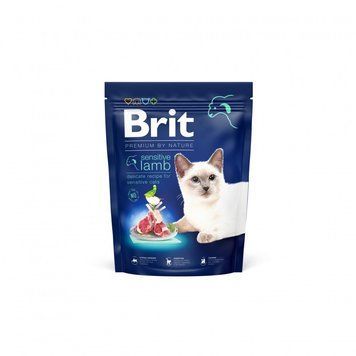 Brit Premium Cat Sensitive сухой корм с ягненком для котов, 1.5 кг 549 грн фото