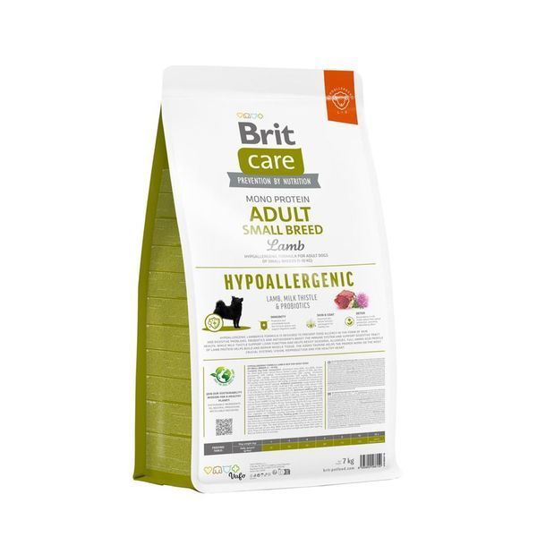 Brit Care Hypoallergic Small Breed Lamb сухий корм з ягнятком для собак малих порід, 7 кг