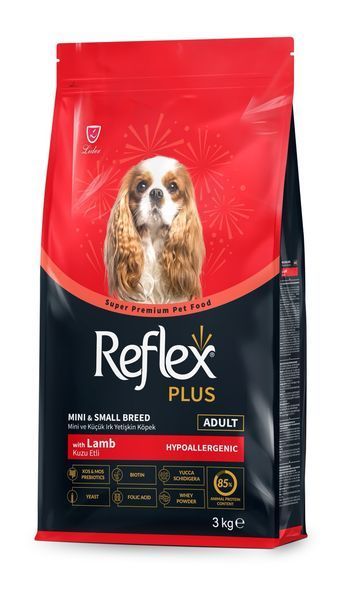 Reflex Plus Dog Adult Mini & Small Breeds Lamb сухой корм с ягненком для собак малых пород, 3 кг 791 грн фото
