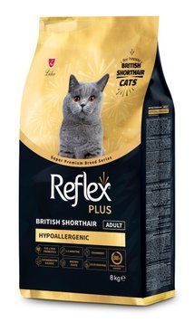 Reflex Plus British Shorthair Adult сухой корм для котов породы британская короткошерстная, 8 кг 3 203 грн фото