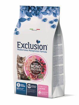 Exclusion Kitten Chicken сухой корм с курицей для котят 1.5 кг 1 035 грн фото
