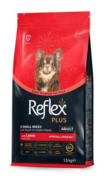 Reflex Plus X-Small Breed Adult сухой корм с ягненком для собак малых пород, 1.5 кг 402 грн фото