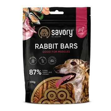 Savory Bars With Rabbit ласощі для собак із кроликом, 100 гр 240 грн фото