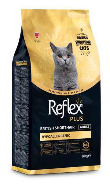 Reflex Plus British Shorthair Adult сухой корм для котов породы британская короткошерстная, 8 кг 3 203 грн фото