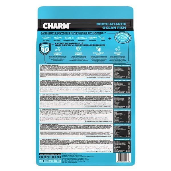 Charm North Atlantic Ocean Fish сухий корм для котів з рибою, 5.4 кг