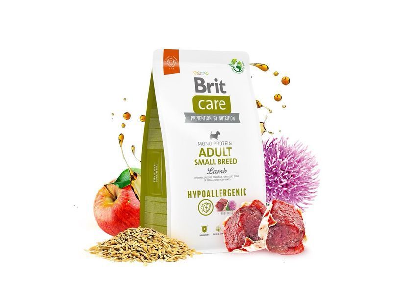 Brit Care Hypoallergic Small Breed Lamb сухий корм з ягнятком для собак малих порід, 7 кг