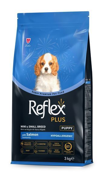 Reflex Plus Mini & Small Breed Puppy сухой корм с лососем для щенят малых пород, 3 кг 536 грн фото