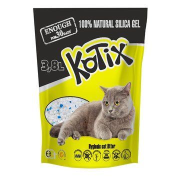 Kotix силікагелевий наповнювач для котячого туалету без аромату 3.8 л