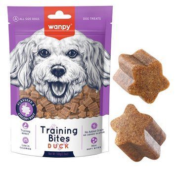 Wanpy Training Bites With Duck ласощі для дресирування собак з качкою, 100 г