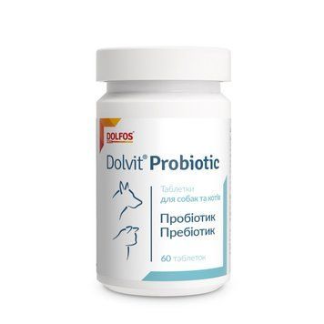 Dolvit Probiotic пробиотики для собак и котов 60 табл 631 грн фото