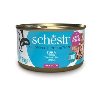 Schesir Tuna вологий корм для котів з тунцем у бульйоні, 85 гр 98 грн фото