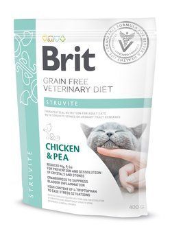 Brit VD Struvite Cat для котів із сечокам'яною хворобою, 400 гр 339 грн фото
