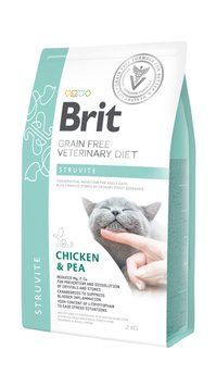 Brit VD Struvite Cat для котів із сечокам'яною хворобою, 2 кг 1 189 грн фото