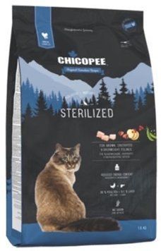 Chicopee HNL Cat Sterilized сухой корм с мясом птицы для стерилизованных котов, 1.5 кг