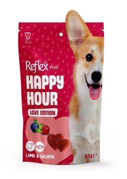 Reflex Plus Happy Hour Love Edition лакомство для собак с ягненком и лососем, 60 гр 63 грн фото