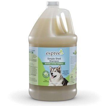 Espree Simple Shed Shampoo шампунь для собак и кошек против линьки, 3.78 л