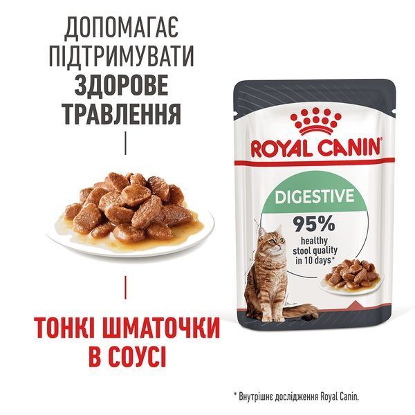 Royal Canin Digest Care вологий корм для котів з чутливим травленням 85 гр 64 грн фото