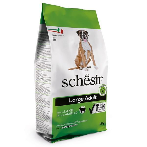 Schesir Dog Large Adult Lamb сухий корм з ягнятком для собак великих порід, 12 кг