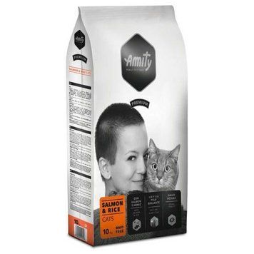 Amity Salmon & Rice сухой корм с лососем для котов 10 кг 2 706 грн фото