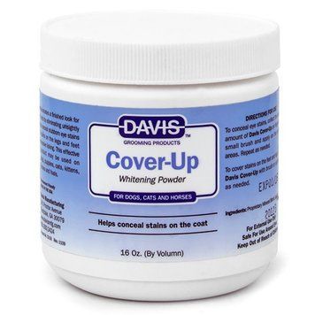 Davis Cover-Up Whitening Powder відбілююча пудра для собак та котів, 300 гр