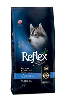 Reflex Plus Adult Medium & Large Breeds Salmon сухой корм с лососем для собак средних и крупных пород 15 кг 3 712 грн фото