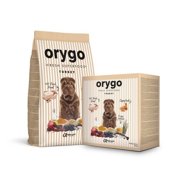 Orygo Turkey полувлажный корм для собак с индейкой, 3.6 кг 1 663 грн фото
