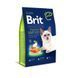 Brit Premium Cat Sterilized Salmon сухой корм с лососем для стерилизованных котов, 8 кг 8595602553259 фото 1