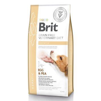 Brit VD Hepatic Dog сухий корм для собак із захворюваннями печінки, 12 кг 5 799 грн фото