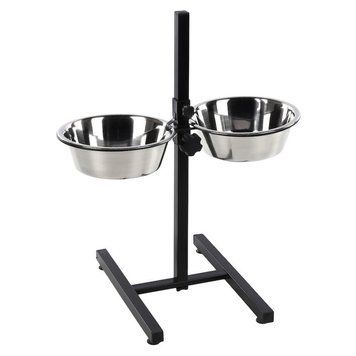 Flamingo Otis+ H-Stand миски для собак на штативі, 2 шт х 2.5 л 1 584 грн фото