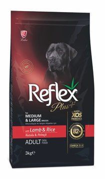 Reflex Plus Dog Adult Medium & Large Breeds Lamb & Rice сухой корм с ягненком для собак средних и крупных пород, 3 кг 947 грн фото