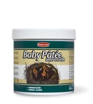 Padovan Baby Patee Universelle корм для первого прикорма птенцов зерноядных птиц, 250 гр