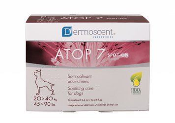 Dermoscent ATOP 7 NEW краплі при алергії та атопії у собак великіх порід, 4*2.4 мл