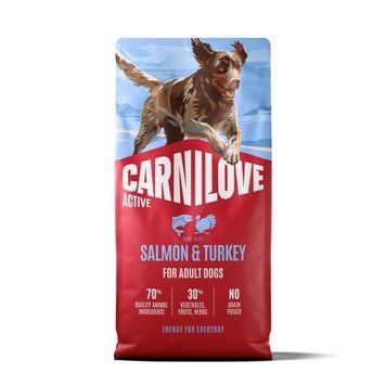 Carnilove Active Salmon & Turkey сухий корм для собак з лососем та індичкою, 12 кг 9 249 грн фото