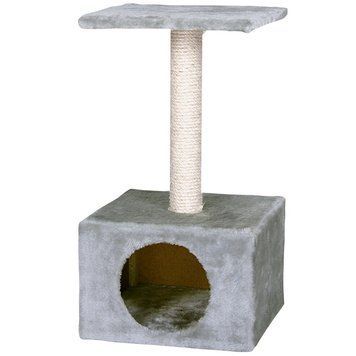 Flamingo Sassiere кігтеточка з будиночком для котів, 54.5 см х 30 см х 30 см, сірий 1 620 грн фото