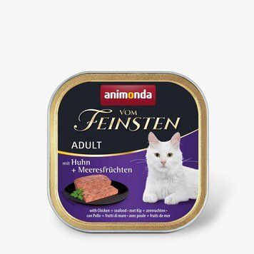 Animonda Vom Feinsten вологий корм з куркою та морепродуктами для котів 100 гр