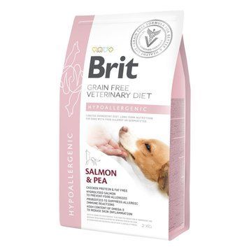 Brit VD Hypoallergenic Dog сухий корм для лікування та профілактики харчових алергій у собак, 2 кг 1 062 грн фото
