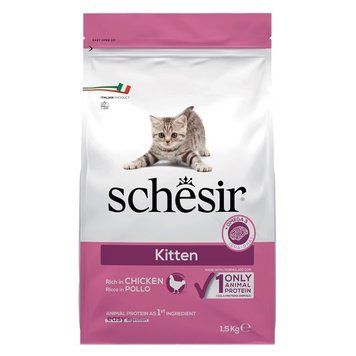 Schesir Kitten сухой корм с курицей для котят, 1.5 кг 796 грн фото
