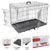 Flamingo Wire Cage Keo Silver клітина дводверна для собак, 93 см х 57 см х 62 см 5 860 грн фото
