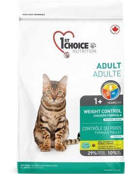 1st Choice Cat Adult Weight Control сухий корм з куркою для котів із зайвою вагою, 10 кг